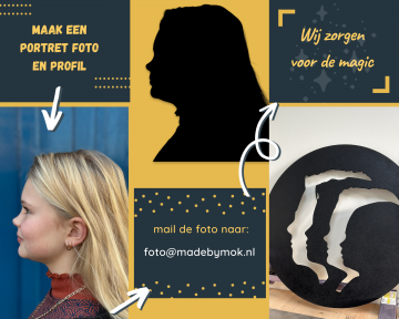 Stap 1 maak een portret foto en profil